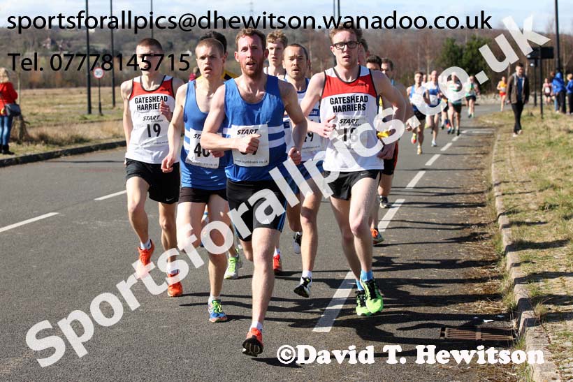 Senior mens Elswick Harriers Good Friday Road Relays. Photo: David T. Hewitson/Sports for All Pics